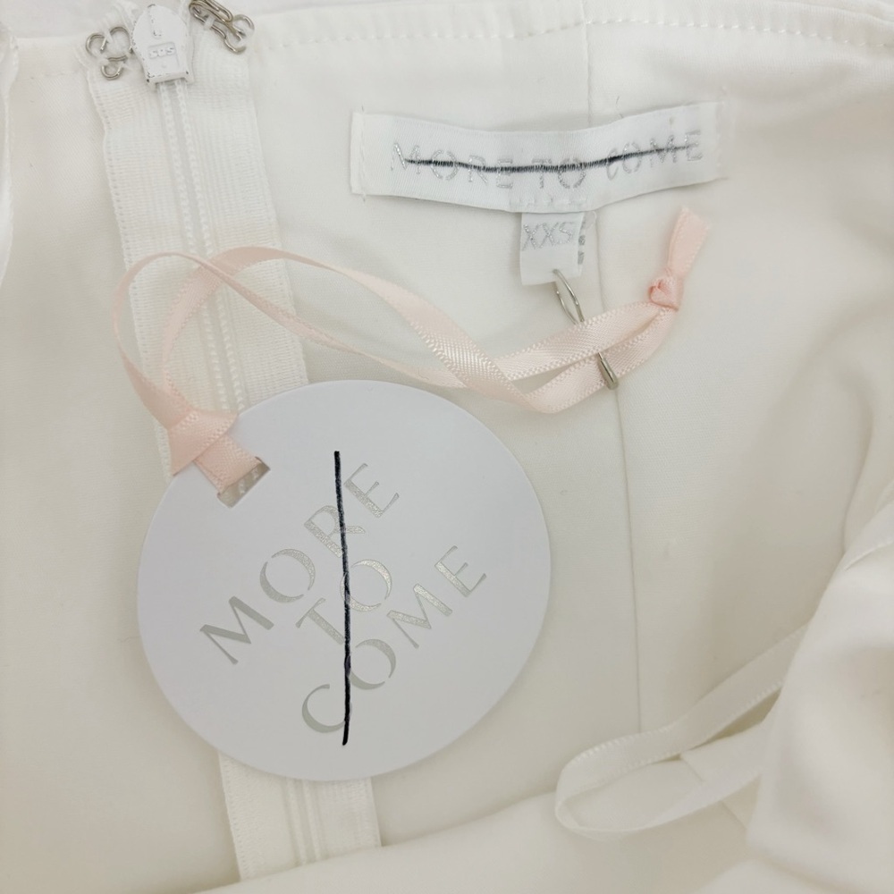 More To Come Sophia Strapless Midi Dress in White Size XXS - Picture 7 of 12